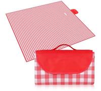 Unyqoos® – Nappe de pique-nique, imperméable, 200 x 200 cm, extra grande et pliable avec une poignée de transport intégrée, en tissu Oxford, pour une utilisation en extérieur et toutes saisons