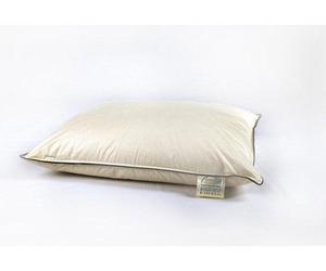 Unyqoos® Oreiller en kapok, 60x70 cm – rechargeable avec un rembourrage original en kapok de Java cardé, housse 100% coton, respirant et régulateur d'humidité
