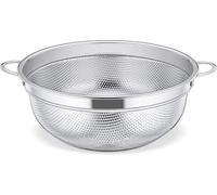 Unyqoos® – Passoire à pâtes en acier inoxydable, 20 cm – Passoire de cuisine micro-perforée avec poignées, idéale pour les pâtes, le riz et les légumes, et compatible avec le lave-vaisselle