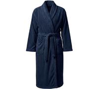 Unyqoos® Peignoir Ten Cate Unie – 100% coton éponge, 400 g/m², peignoir de sauna et de bain avec ceinture, bleu foncé, taille L/XL