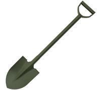 Unyqoos® – Pelle en acier de 79 cm – Robuste pelle de jardin avec manche en D soudé, ergonomique, 950 g, idéale pour le jardin, le camping et le déneigement