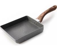 Unyqoos® Poêle à Tamagoyaki, 18 x 15 cm – antiadhésive, compatible avec les plaques à induction et lavable au lave-vaisselle, mini-poêle rectangulaire idéale pour le tamagoyaki, les omelettes et les p