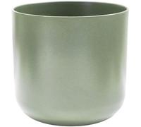 Unyqoos® Pot de fleurs en céramique, couleur vert sauge – jardinière étanche pour l'intérieur et l'extérieur, en céramique de haute qualité, design minimaliste, fabriqué au Portugal