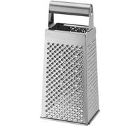 Unyqoos® : Râpe multifonction carrée – Râpe de cuisine en acier inoxydable avec 4 surfaces de râpage pour légumes, fruits, fromage, gingembre, noix et chocolat