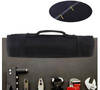 Unyqoos® : Sac à outils portable en tissu Oxford, avec 22 compartiments – pochette à prises intégrée et fermeture sécurisée à boucles, idéal pour les électriciens et les artisans