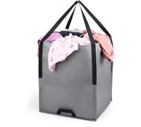 Unyqoos® Sac de rangement pliable, 100 litres - résistant à l'eau, tissu Oxford 600D, 41 x 51 cm, poignées de transport renforcées, se tient debout seul, idéal pour les déménagements et le stockage