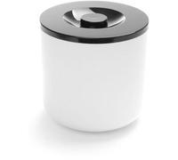 Unyqoos® Seau à glace double paroi, 5 litres – Récipient isolé en polystyrène pour les glaçons, blanc/noir, diamètre 190 x hauteur 200 mm, compact, idéal pour les bars, les pubs et les restaurants