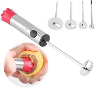 Unyqoos® : Spiraleur multifonctionnel pour légumes, avec 4 accessoires – spiraleur, fabriqué en acier inoxydable 304, manche ergonomique antidérapant, et découpeur pour fruits et légumes