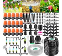 Unyqoos® : système d'irrigation goutte à goutte micro de 40 mètres – kit d'irrigation automatique complet pour jardin, avec tuyau en ABS résistant aux UV, idéal pour les parterres, les pelouses et les