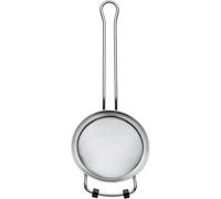 Unyqoos® : Tamis en acier inoxydable, diamètre 13 cm, rond, avec pieds antidérapants, bord renforcé, lavable au lave-vaisselle, pour un usage professionnel