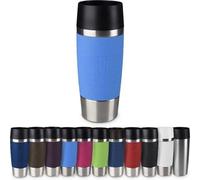 Unyqoos® – Tasse isotherme, 100% étanche, gobelet de voyage de 360 ml (0,36 L) avec système de fermeture Quick-Press et bouton, ouverture à 360°, maintient une température supérieure à 60 °C après 4 h