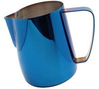 Unyqoos® Verseuse à lait 600 ml – Acier inoxydable 304 avec revêtement en titane, couleur bleu laiteux, idéale pour mousser le lait, pour un usage domestique et professionnel