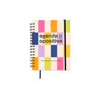 UO Agenda scolaire facultatif semainier : commence en septembre 2024 et se termine en août 2025, couverture rigide, comprend 127 autocollants, élastique et ruban marque-page
