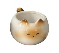 Uonguon Cute Cat Mug, 210ml Ceramic Siamese Kitten Tea Cup, Women’s Watering Accessories, Cute Water Tumblers, Large Caliber Drinking Supplies for Cat Enthusiasts