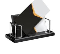 Uonguon Porte-cartes de visite, présentoir de cartes de nom, organisateur de rangement en acrylique transparent pour salons, réunions, foires de travail, séminaires, événements, réceptions et