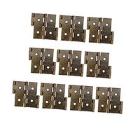 Uonlytech 10 Pièces Charnières De Porte À Double Action En Métal Vieilli Pour Écran Et Armoire Charnières Robustesse Et Installation Facile Pour Quincaillerie De Placard