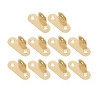 Uonlytech 10 Pièces Connecteur d'angle Épaissi en Laiton à 90 Degrés, Équerre en T pour Meubles Stabilité Renforcée, pour Projets DIY et Étagères à Domicile