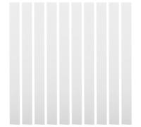 Uonlytech 10 Pièces Protège-lame pour Couteau, Fourreau PVC Blanc 9,3x0,8 | Ajustement Sûr, Protection Anti-rayures, Réutilisable, pour Couteaux Lames de Trancheuse