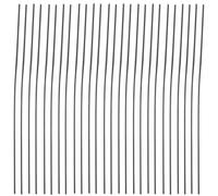 Uonlytech 1000 Pièces Fil de Ligature pour Plantes en Fer et Plastique Noir, Liens de Fixation Fiables et Polyvalents pour Appareils Ménagers et Jardinage