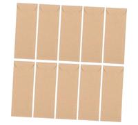 Uonlytech 10pièces Pochettes Marque-page Kraft Vintage Format Pour École Bureau Enveloppes Kraft Robustes Sac Papier Pochettes Carton Rigide