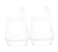 Uonlytech 2 pièces Boîte Distributrice Lingettes Humides Portable Rangement Étanche et Rechargeable pour Salle de Bain Boîte à Mouchoirs Multifonctionnelle et Décorative Capacité Spacieuse