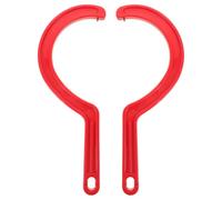 Uonlytech 2 Pièces e Tuyau Silencieuse PVC Antidérapante 5,7 Pouces | Finition Mate Rouge, Réduit les Bruits Métalliques, Usage sur Tuyaux PVC et Fonte, sous Évier