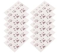 Uonlytech 20 Pièces Tatouage Temporaire Patte de Chat Thermochromique Noir pour Corps et Épaule, Impression Transfert à L'eau, Facile à Appliquer, pour Fêtes et Usage Quotidien