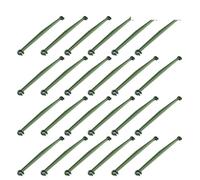 Uonlytech 24 Pièces Raccords en Plastique Légers pour Tiges Cassées, Support Extensible Vert pour Plants de Tomates et Vignes, Usage Intérieur et Extérieur, Renforce Les Treillis