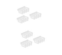 Uonlytech 24pièces Diviseurs Réglables Pour Réfrigérateur Séparateurs Extensibles Pour Tiroir De Frigo Organisateur De Porte Latérale Rangement Pratique Des Aliments Et Boissons