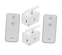 Uonlytech 2ensembles Appuie-bouton Automatique Lot De Poussoir Interrupteur Sans Fil Robot Éteignant Les Lumières Bouton-poussoir Intelligent Pour Maison