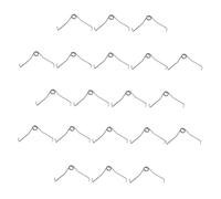 Uonlytech 30 Pièces Ressort de Cisaillement en V pour Sécateur de Jardin, | Double Ressort, Extrémités Arrondies, Force de Rappel Stable, Compatibilité Facile, Finition Argenté