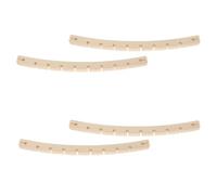 Uonlytech 4 Pièces Accessoire Hamac en Bois à 10 Trous Anti-retournement | Installation Simple, Support Robuste et Démontage Facile, pour Camping et Usage Extérieur Toiles ou Cordes