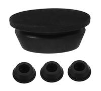 Uonlytech 4 Pièces Accessoires de bougie en caoutchouc de climatisation pièces ca de trou de vidange de l'unité AC prise de climatiseur Coupage de vidange de la climatisation Black