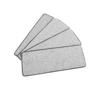 Uonlytech 4 Pièces Lingettes de Rechange Microfibre pour Balai Plat 12x33cm, Lavables, Grosse Couverture, Usage Polyvalent sur Tous Types de Sols et Carrelages