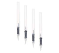 Uonlytech 4 Pièces Marqueur de Peinture Vide Tube Transparent Tube | Remplissage à L’encre Liquide ou Solvant, Usage Dessin et Coloriage sur Papier, Pointe Stable