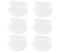 Uonlytech 6pièces Poignée De Bouton De Minuterie Forme De d Bouton d Arbre Pour Micro-ondes De Commande De Remplacement Pour Four