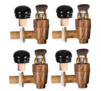 Uonlytech Accessoire pour Baril à Boissons en Plastique Vintage, Robinet de Fût de Boisson Bouchons Hermétiques, Facile à Utiliser pour Maison et Bar, 1 Set pour Conservation du Vin