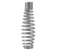 Uonlytech Acier Inoxydable Poignée de Cheminée Argenté, à Ressort | Compatibilité, Prise Confortable, Résistance à Corrosion, pour Poêle à Granulés et Four