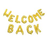 Uonlytech Ballons en Aluminium Lettres Accueil pour Décoration de Fête à Domicile, Accessoires Légers et Résistants pour Ambiance Festive Intérieure