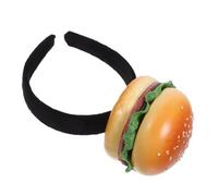 Uonlytech Bandeau Décoration de Tête Créative et Originale Hamburger Amusant en Éponge Léger, Accessoire de Costume pour Halloween et Cosplay