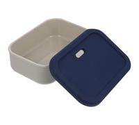 Uonlytech Boîte à Repas Réutilisable Étanchéité et Conservation des Aliments en Silicone Bleu 700 Ml Couvercle Hermétique Anti-fuite Couleur pour Bureau et Camping Couleur