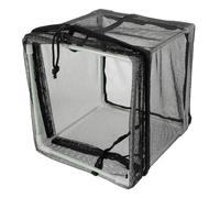 Uonlytech Boîte de Préfiltration pour Pompe de Bassin, Maille Dense Noire | Plastique et Polyester, Compatibilité pour Pompes Submersibles, Entretien Réduit, Débit D'eau Amélioré