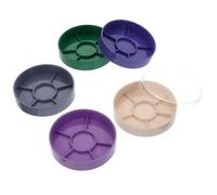 Uonlytech Boîte de Rangement à 5 Couches pour Pièces de Montres en Plastique Compartimenté Couvercle, Plateau D’horloger pour Outils de Réparation, Organisation Atelier et Bureau, Stockage