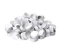 Uonlytech Bouchons de bouteille en métal 80 pcs 24 mm hermétiques pour contenants et canettes rondes, légers, parfaits pour activités en plein air