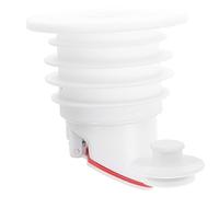 Uonlytech Clapet Anti Retour Pvc 32 en Silicone Blanc, Dispositif Anti-refoulement Léger pour Noyau de Drain D'égout, Cuisine et Salle de Bain