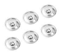 Uonlytech Couvercle de mini-poêle 6pcs 12 CM en acier inoxydable, résistant à la chaleur, avec poignée, pour poêles, casseroles et cuisine