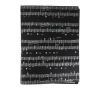Uonlytech Dossier de Rangement Portable 40 Pochettes pour Partitions Musicales, Dossier Papier A4 en Plastique Noir Grosse Capacité, pour Présentations et Stockage