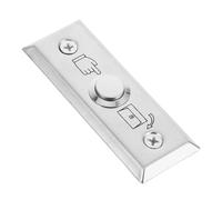 Uonlytech Interrupteur De Porte En Inox Bouton Poussoir De Sortie Plaque Murale De Sonnette Étanche Pour Contrôle D'accès Compatible Extérieur 1 Pièce Installation Rapide