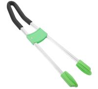 Uonlytech longue pince à déchets clip de ramassage des ordures multifonctionnelle, pince sanitaire en alliage d'aluminium, pour ramasser cigarettes et déchets au sol pour adultes et enfants