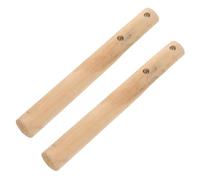 Uonlytech Lot de 2 Poignées en Bois pour Masque de Soudage, Prise Ergonomique, Installation Rapide et Résistance la Chaleur, pour Atelier de Soudure Industriel